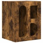 Casa si Gradina - Mobilier - Comode si corpuri - Noptiere - Noptiera 2 pcs Stejar fumuriu 40 x 35 x 50 cm Lemn compozit - Infinity.ro