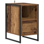 Casa si Gradina - Mobilier - Comode si corpuri - Noptiere - Noptiera 2 pcs Lemn Vechi 39,5 x 30 x 50 cm Lemn compozit - Infinity.ro