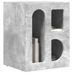 Casa si Gradina - Mobilier - Comode si corpuri - Noptiere - Noptiera 2 pcs Gri din beton 40 x 35 x 50 cm Lemn compozit - Infinity.ro