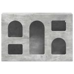 Casa si Gradina - Mobilier - Dulapuri si sifoniere - Dulapuri - Dulap suspendat Gri din beton 60 x 20 x 40 cm Lemn compozit - Infinity.ro