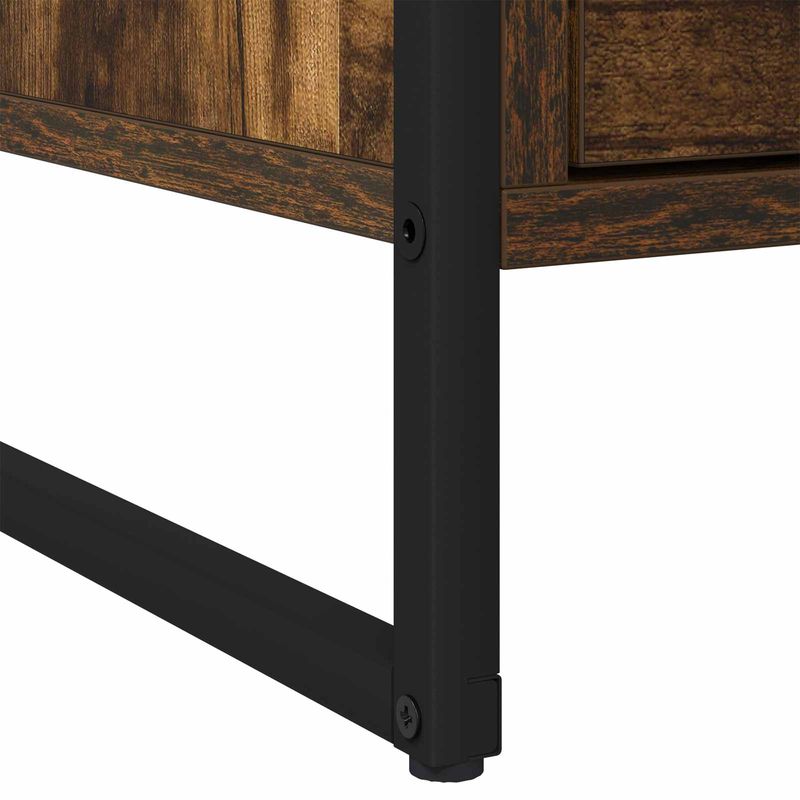 Casa si Gradina - Mobilier - Comode si corpuri - Noptiere - Noptiera 2 pcs Stejar fumuriu 50 x 39,5 x 50 cm Lemn compozit - Infinity.ro