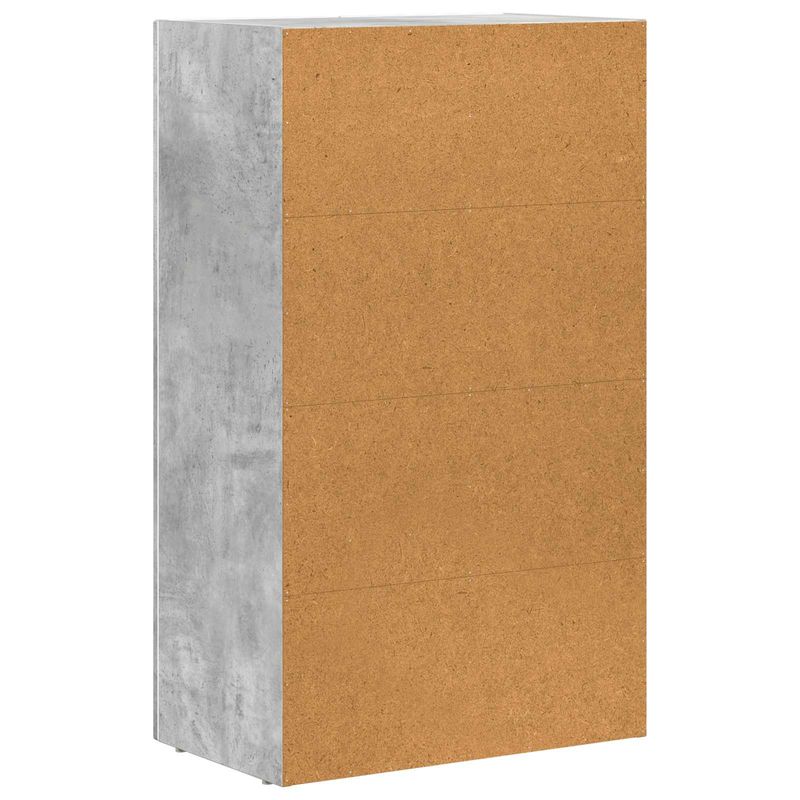 Casa si Gradina - Mobilier - Comode si corpuri - Comode - Bufet Gri din beton 59 x 35 x 100,5 cm Lemn compozit - Infinity.ro
