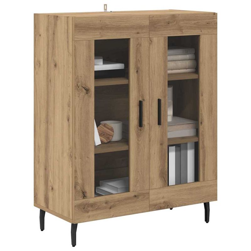 Casa si Gradina - Mobilier - Comode si corpuri - Comode - Bufet Stejar Artizanal 69,5 x 34 x 90 cm Lemn compozit - Infinity.ro