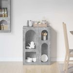 Casa si Gradina - Mobilier - Comode si corpuri - Comode - Bufet Gri din beton 59 x 35 x 80.5 cm Lemn compozit - Infinity.ro