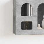 Casa si Gradina - Mobilier - Dulapuri si sifoniere - Dulapuri - Dulap suspendat Gri din beton 60 x 20 x 40 cm Lemn compozit - Infinity.ro