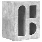 Casa si Gradina - Mobilier - Comode si corpuri - Noptiere - Noptiera 2 pcs Gri din beton 40 x 35 x 50 cm Lemn compozit - Infinity.ro