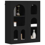 Casa si Gradina - Mobilier - Dulapuri si sifoniere - Dulapuri - Dulap suspendat cu raft Negru 59 x 20 x 71.5 cm Lemn compozit - Infinity.ro