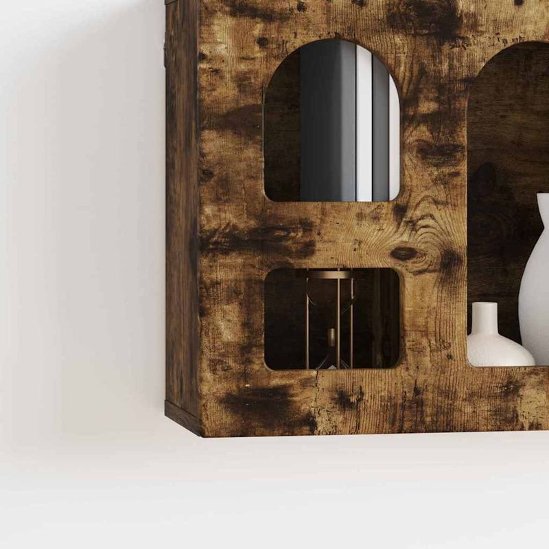 Casa si Gradina - Mobilier - Dulapuri si sifoniere - Dulapuri - Dulap suspendat Stejar fumuriu 60 x 20 x 40 cm Lemn compozit - Infinity.ro