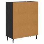 Casa si Gradina - Mobilier - Comode si corpuri - Comode - Bufet Stejar Negru 69,5 x 34 x 90 cm Lemn compozit - Infinity.ro