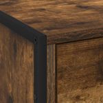 Casa si Gradina - Mobilier - Comode si corpuri - Noptiere - Noptiera Stejar fumuriu 50 x 39.5 x 50 cm Lemn compozit - Infinity.ro