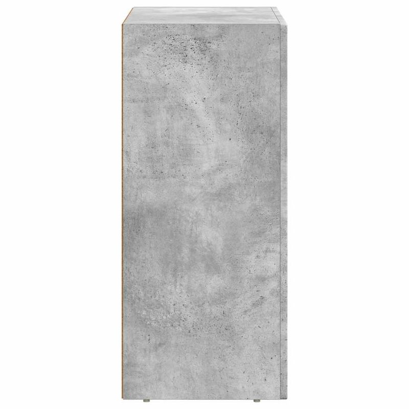 Casa si Gradina - Mobilier - Comode si corpuri - Comode - Bufet Gri din beton 59 x 35 x 80.5 cm Lemn compozit - Infinity.ro