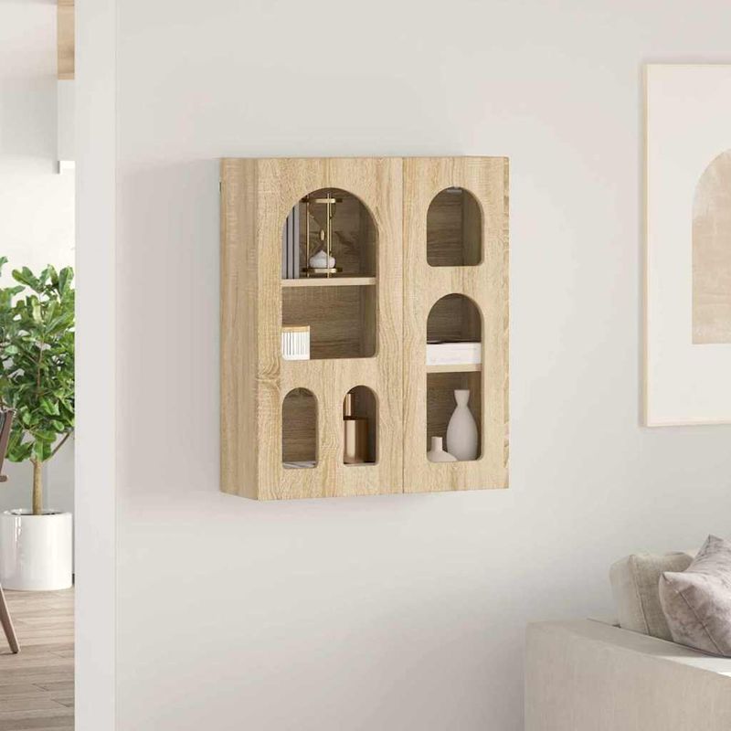 Casa si Gradina - Mobilier - Dulapuri si sifoniere - Dulapuri - Dulap suspendat Stejar Sonoma 59 x 20 x 71.5 cm Lemn compozit - Infinity.ro