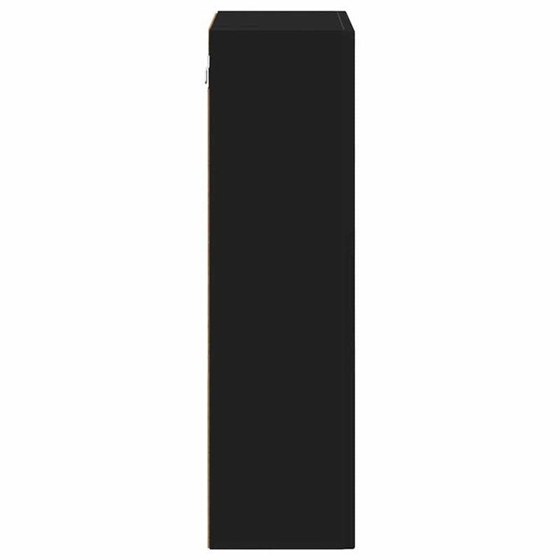 Casa si Gradina - Mobilier - Dulapuri si sifoniere - Dulapuri - Dulap suspendat cu raft Negru 59 x 20 x 71.5 cm Lemn compozit - Infinity.ro