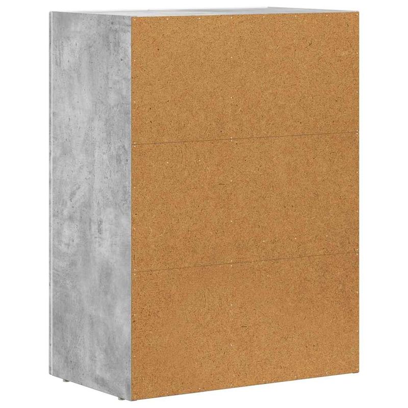 Casa si Gradina - Mobilier - Comode si corpuri - Comode - Bufet Gri din beton 59 x 35 x 80.5 cm Lemn compozit - Infinity.ro