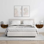 Casa si Gradina - Mobilier - Biblioteci si rafturi - Rafturi - Raft de perete Stejar fumuriu 38 x 19 x 19 cm Lemn compozit - Infinity.ro