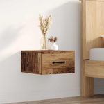 Casa si Gradina - Mobilier - Comode si corpuri - Noptiere - Noptiera Lemn Vechi 35 x 35 x 20 cm Lemn compozit - Infinity.ro