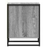 Casa si Gradina - Mobilier - Comode si corpuri - Noptiere - Noptiera cu sertar Gri Sonoma 39,5 x 30 x 50 cm Lemn compozit - Infinity.ro
