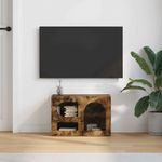 Casa si Gradina - Mobilier - Comode si corpuri - Comode - Cabinet TV Stejar fumuriu 60 x 35 x 40 cm Lemn compozit - Infinity.ro