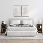 Casa si Gradina - Mobilier - Comode si corpuri - Noptiere - Noptiera 2 pcs Stejar fumuriu 29.5 x 35 x 50 cm Lemn compozit - Infinity.ro