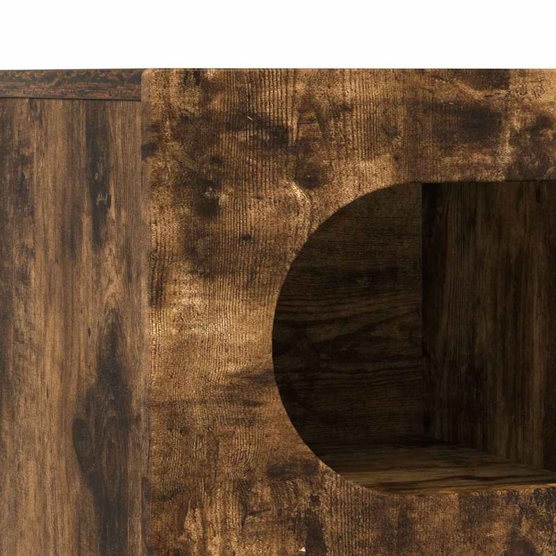 Casa si Gradina - Mobilier - Comode si corpuri - Comode - Cabinet TV Stejar fumuriu 60 x 35 x 40 cm Lemn compozit - Infinity.ro