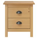 Casa si Gradina - Mobilier - Comode si corpuri - Noptiere - Noptiere Hill, 2 buc., 46x35x49,5 cm, lemn masiv de pin - Infinity.ro