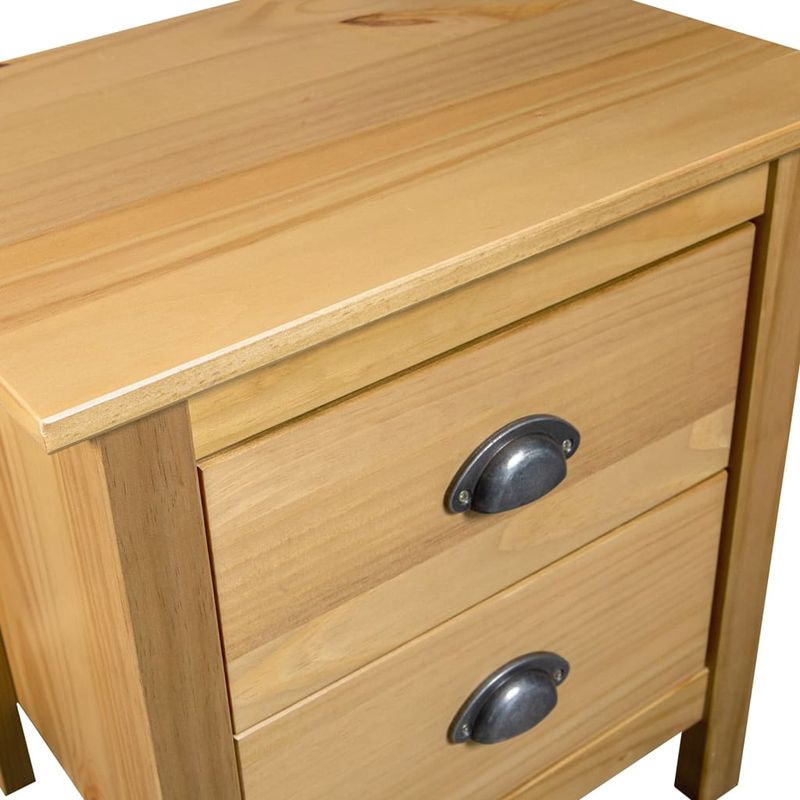 Casa si Gradina - Mobilier - Comode si corpuri - Noptiere - Noptiere Hill, 2 buc., 46x35x49,5 cm, lemn masiv de pin - Infinity.ro