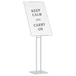 Casa si Gradina - Decoratiuni - Decoratiuni petrecere - Accesorii pentru petrecere - Panouri pentru Targuri 2 pcs Alb 26.5 x 26.5 x 127 cm Fier - Infinity.ro