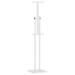Casa si Gradina - Decoratiuni - Decoratiuni petrecere - Accesorii pentru petrecere - Panouri pentru Targuri 2 pcs Alb 26.5 x 26.5 x 127 cm Fier - Infinity.ro