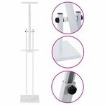 Casa si Gradina - Decoratiuni - Decoratiuni petrecere - Accesorii pentru petrecere - Panouri pentru Targuri 2 pcs Alb 26.5 x 26.5 x 127 cm Fier - Infinity.ro