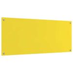 Casa si Gradina - Mobilier - Comode si corpuri - Corpuri bucatarie - Spate de bucatarie Galben 120 x 50 x 0,6 cm sticla securizata - Infinity.ro