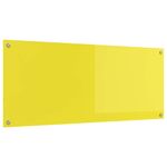 Casa si Gradina - Mobilier - Comode si corpuri - Corpuri bucatarie - Spate de bucatarie Galben 120 x 50 x 0,6 cm sticla securizata - Infinity.ro