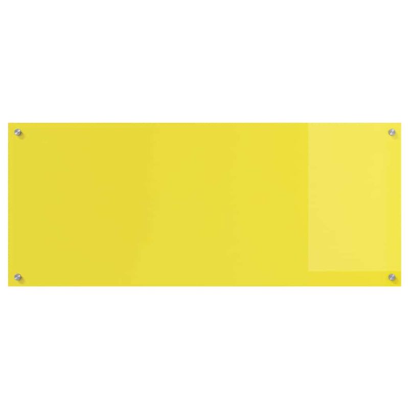 Casa si Gradina - Mobilier - Comode si corpuri - Corpuri bucatarie - Spate de bucatarie Galben 120 x 50 x 0,6 cm sticla securizata - Infinity.ro