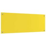 Casa si Gradina - Mobilier - Comode si corpuri - Corpuri bucatarie - Contrablat bucatarie galben 110x40x0.6 cm sticla securizata - Infinity.ro
