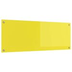 Casa si Gradina - Mobilier - Comode si corpuri - Corpuri bucatarie - Contrablat bucatarie galben 110x40x0.6 cm sticla securizata - Infinity.ro