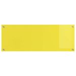 Casa si Gradina - Mobilier - Comode si corpuri - Corpuri bucatarie - Contrablat bucatarie galben 110x40x0.6 cm sticla securizata - Infinity.ro