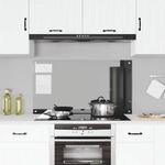 Casa si Gradina - Mobilier - Comode si corpuri - Corpuri bucatarie - Contrablat bucatarie gri inchis 110x60x0.6 cm sticla securizata - Infinity.ro