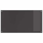 Casa si Gradina - Mobilier - Comode si corpuri - Corpuri bucatarie - Contrablat bucatarie gri inchis 110x60x0.6 cm sticla securizata - Infinity.ro