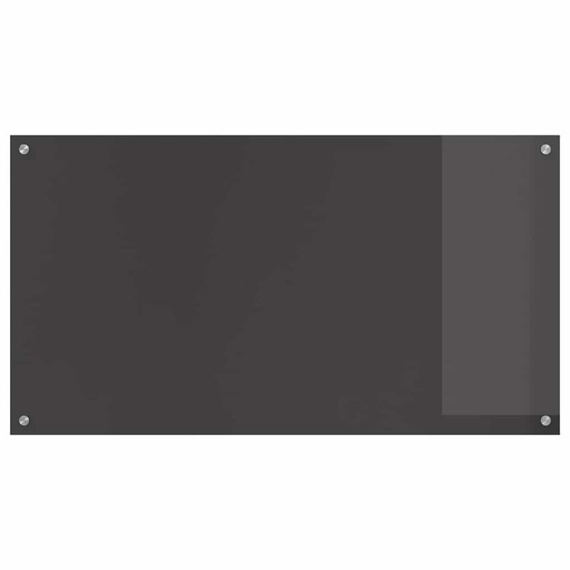 Casa si Gradina - Mobilier - Comode si corpuri - Corpuri bucatarie - Contrablat bucatarie gri inchis 110x60x0.6 cm sticla securizata - Infinity.ro