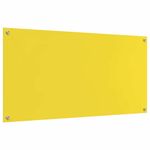 Casa si Gradina - Mobilier - Comode si corpuri - Corpuri bucatarie - Contrablat bucatarie galben 120x60x0.6 cm sticla securizata - Infinity.ro