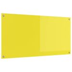 Casa si Gradina - Mobilier - Comode si corpuri - Corpuri bucatarie - Contrablat bucatarie galben 120x60x0.6 cm sticla securizata - Infinity.ro
