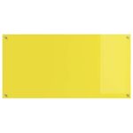 Casa si Gradina - Mobilier - Comode si corpuri - Corpuri bucatarie - Contrablat bucatarie galben 120x60x0.6 cm sticla securizata - Infinity.ro