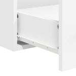 Casa si Gradina - Mobilier - Mobilier baie - Comode baie - Dulap de baie cu oglinda, alb, lemn prelucrat - Infinity.ro
