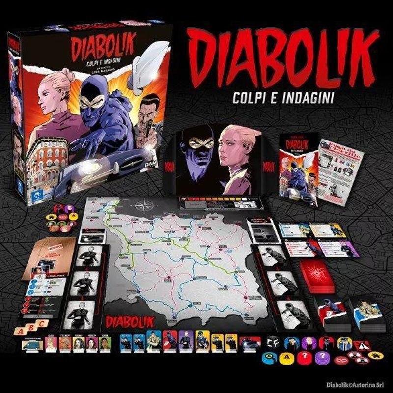 Jucarii, Copii si Bebe - Jucarii si jocuri - Jocuri si puzzle - Jocuri de societate - Joc de societate Diabolik: Heists and Investigations - Infinity.ro