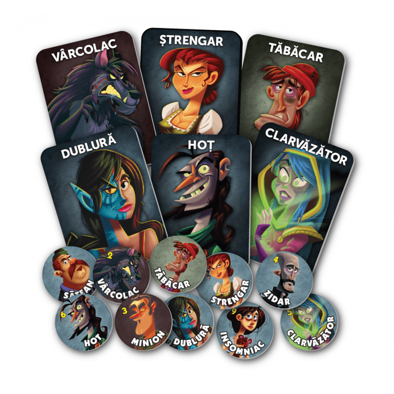 Jucarii, Copii si Bebe - Jucarii si jocuri - Jocuri si puzzle - Jocuri de societate - Joc de societate One Night Ultimate Werewolf RO - Infinity.ro