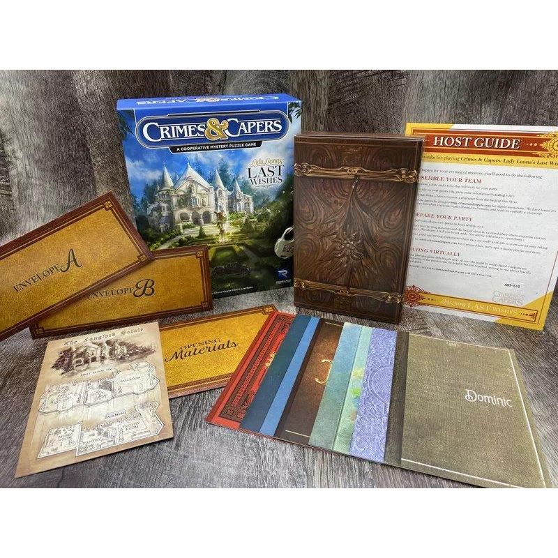 Jucarii, Copii si Bebe - Jucarii si jocuri - Jocuri si puzzle - Jocuri de societate - Joc de societate Crimes & Capers: Lady Leonas Last Wishes - Infinity.ro