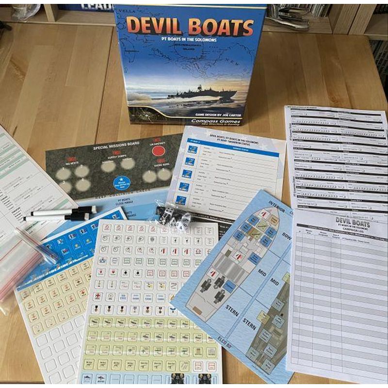 Jucarii, Copii si Bebe - Jucarii si jocuri - Jocuri si puzzle - Jocuri de societate - Joc de societate Devil Boats: PT Boats in the Solomons - Infinity.ro