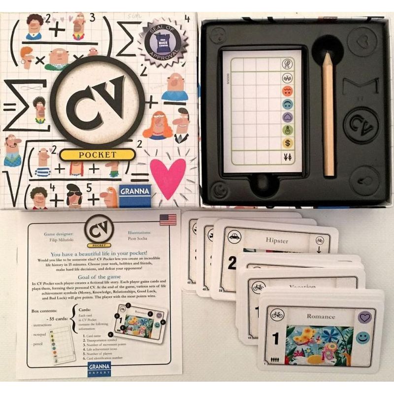 Jucarii, Copii si Bebe - Jucarii si jocuri - Jocuri si puzzle - Jocuri de societate - Joc de societate CV Pocket - Infinity.ro