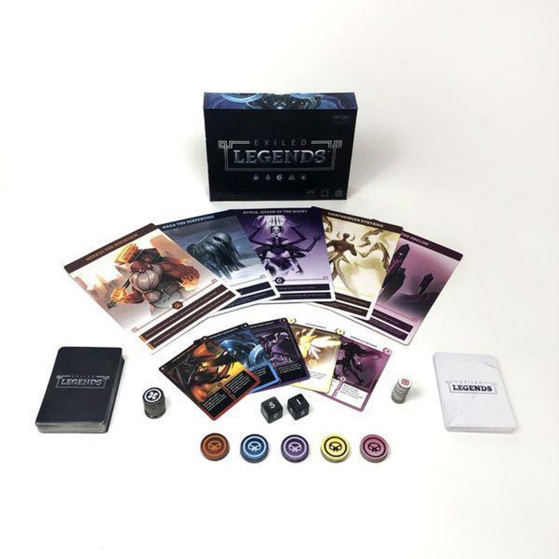 Jucarii, Copii si Bebe - Jucarii si jocuri - Jocuri si puzzle - Jocuri de societate - Joc de societate Exiled Legends - Infinity.ro