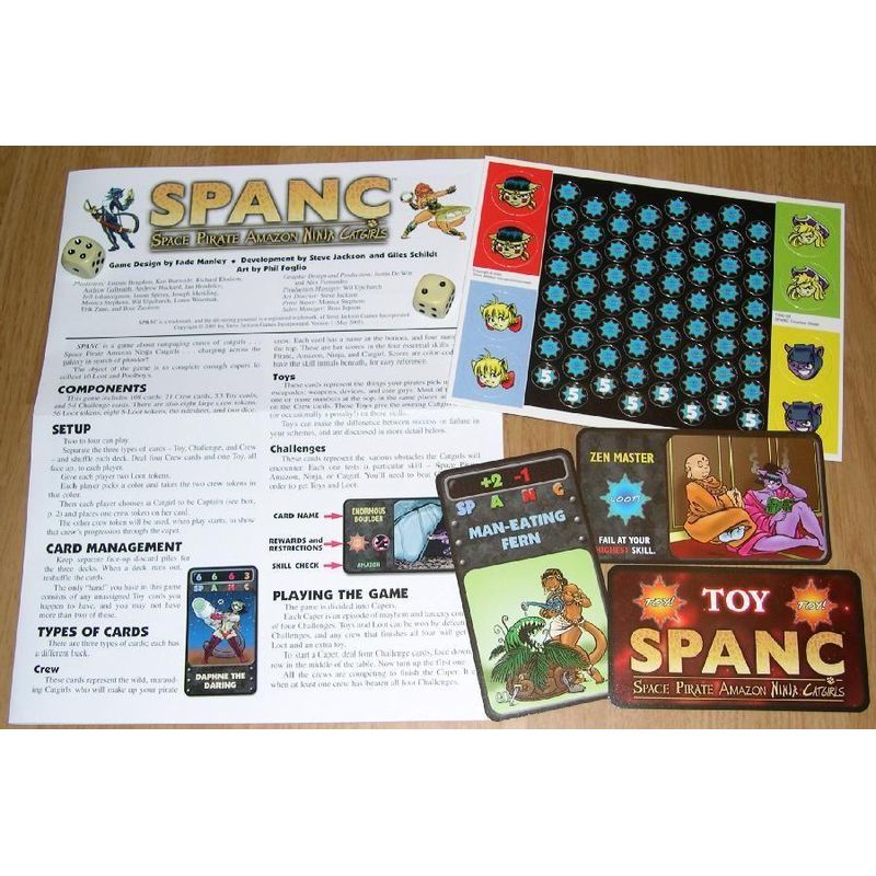 Jucarii, Copii si Bebe - Jucarii si jocuri - Jocuri si puzzle - Jocuri de societate - Joc de societate SPANC: Space Pirate Amazon Ninja Catgirls - Infinity.ro