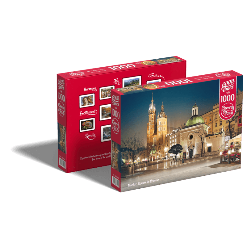 Jucarii, Copii si Bebe - Jucarii si jocuri - Jocuri si puzzle - Puzzle - Puzzle 1000 piese Market Square in Cracow 30004 Cherry Pazzi - Infinity.ro